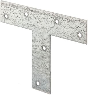 Verbindingsplaat - Sendzimir Verzinkt Staal - T-vorm - 140x110x30mm