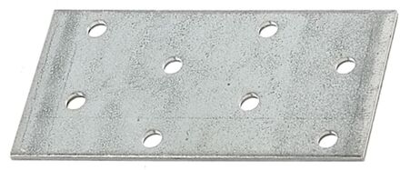 Verbindingsplaat - Verzinkt Staal - 80x40x2mm
