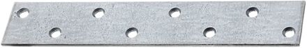 Verbindingsplaat - Verzinkt Staal - Sendzimir - 170x30mm