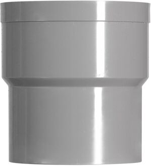 Verbindingsstuk Met 1x Lijmmof - Hwa - Pvc - Grijs - Ø80mm
