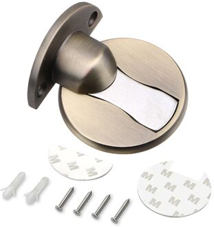 Verborgen Doorstop Nail-Gratis Doorstop 304 Rvs Deurstopper Verborgen Deur Houders Catch Floor Magnetische Deur Stopt A3