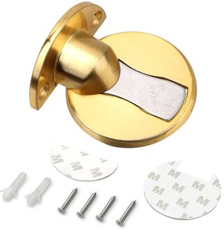 Verborgen Doorstop Nail-Gratis Doorstop 304 Rvs Deurstopper Verborgen Deur Houders Catch Floor Magnetische Deur Stopt A4