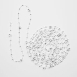 Verchroomde Lage Ketting Voor 127mm Verticale Latten 3,2m