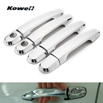 Verchroomde Spiegel Buiten Deurgrepen Beschermhoes Trim Kit voor Toyota Camry Corolla Highlander RAV4 Yaris Solara Matrix Prius Scion