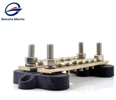 Verdeelkast Blok Bus Bar Elektrische Terminal Junction Box 12 Volt 4/6/10/12-Punt Universele Voor auto Boot Marine Ivoor