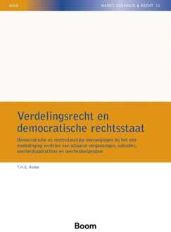 Verdelingsrecht en democratische rechtsstaat -  T.H.G. Robbe (ISBN: 9789400114449)