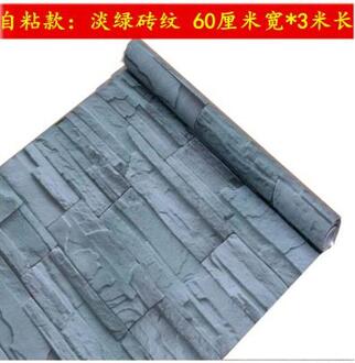 Verdikking Lijm Pvc Waterdicht Behang Slaapkamer, Woonkamer Achtergrond Muur Baksteen Herstellen Van Oude Manieren Graan Muur-86z 1