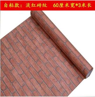 Verdikking Lijm Pvc Waterdicht Behang Slaapkamer, Woonkamer Achtergrond Muur Baksteen Herstellen Van Oude Manieren Graan Muur-86z 2