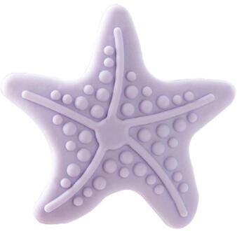 Verdikking Mute Deur Muur Stok Modellering met lichtgevende Rubberen Handvat Deurslot Beschermende Pad Home Decor 1PCS paars