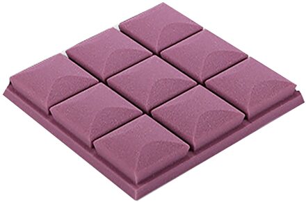 Verdikte Geluidsisolatie Boord Voor Kinderen Kamer Geluiddichte Katoen Akoestisch Schuim Stop Absorptie Spons Studio Ktv Geluiddichte paars