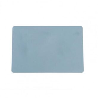 Verdikte Leren Nordic Westerse Dineren Mat Antislip Isolatie Huishouden Effen Kleur Dineren Mat Te Reinigen Voor hotels Blauw