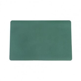 Verdikte Leren Nordic Westerse Dineren Mat Antislip Isolatie Huishouden Effen Kleur Dineren Mat Te Reinigen Voor hotels groen