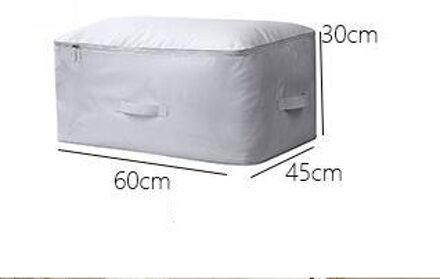 Verdikte Oxford Doek Deken Opslag Opvouwbare Gewatteerde Tas Draagbare Duurzaam Kast Closet Organizer Onder Bed Opslag L60cmxW45cmxH40cm