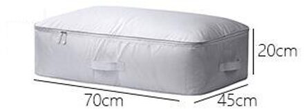 Verdikte Oxford Doek Deken Opslag Opvouwbare Gewatteerde Tas Draagbare Duurzaam Kast Closet Organizer Onder Bed Opslag L70cmxW45cmxH20cm