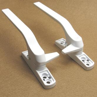 Verdikte Plastic Staal Push Open Deur En Raam Handvat Venster Handvat Oude Deurslot Gesp Deur En Raam Zeven Tekens Handvat een links