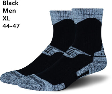 Verdikte Volwassenen Skiën Running Wandelen Bergbeklimmen Sport Sokken Ademend Absorberen Zweet Mannen Vrouwen Outdoor Sokken heren zwart XL