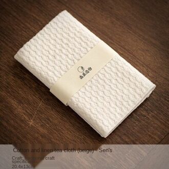 Verdikte Water-Absorberende Theedoek Tafelkleed Huishouden Thee Kamer Katoen Linnen Vierkante Theepot Handdoek Mat Theeceremonie Gebruiksvoorwerpen thee towel A