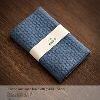 Verdikte Water-Absorberende Theedoek Tafelkleed Huishouden Thee Kamer Katoen Linnen Vierkante Theepot Handdoek Mat Theeceremonie Gebruiksvoorwerpen thee towel B