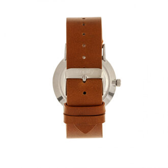 Vereenvoudig het 5100 horloge met leren band - maat Camel