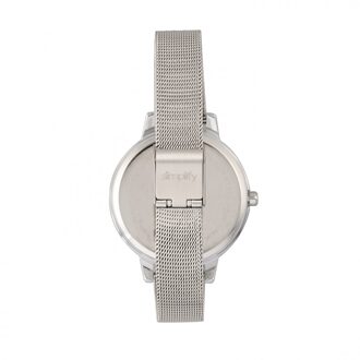 Vereenvoudig het 5800 mesh armbandhorloge - maat Zilver