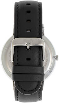 Vereenvoudig het 6500 horloge met leren band Wit