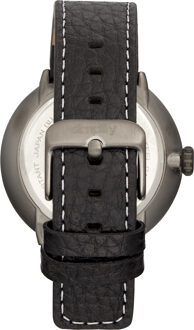 Vereenvoudig het 7100 horloge met leren bandje met datum Geel - One Size