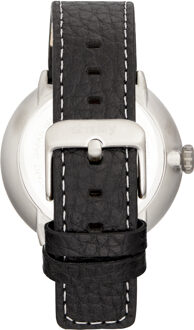 Vereenvoudig het 7100 horloge met leren bandje met datum Zwart - One Size