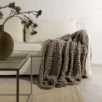 Verena plaid bruin - 170 x 130 cm