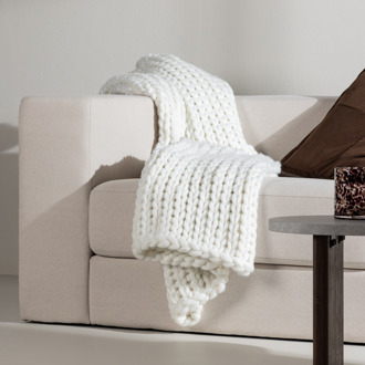 Verena plaid wit - 170 x 130 cm