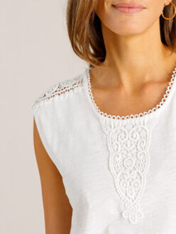 Verene top offwhite Ecru - 38