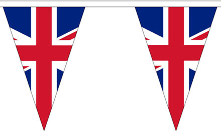 Verenigd Koninkrijk landen punt vlaggetjes 20 meter