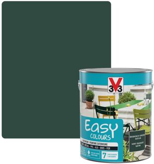Verf Multi-oppervlakken Easy Colours Zijdeglans Baskisch Groen 2,5l