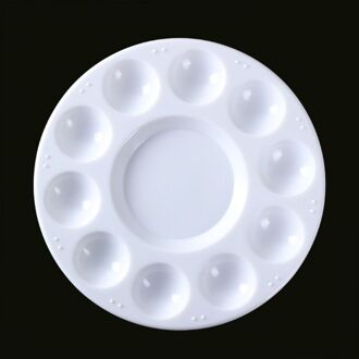 Verf Palet Lade Ronde Plastic Aquarel Mixing Palet Diy Craft Kids Art Supplies