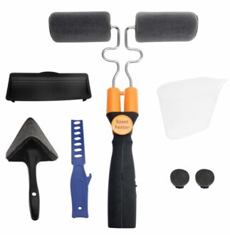 Verf Roller Borstel Set Double Headed Telescopische Staaf Thuis Decoratie Muur Diy Creatieve Schilderen Roller Borstel