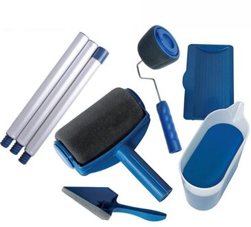 Verf Runner Pro Roller Borstel Handvat Tool Edger Kamer Muur Schilderen Thuis Tuin Tool Roller Kwast Set + Extension pole