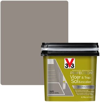 Verf Vloer En Trap Renovation Perfection Taupe Zijdeglans 750ml