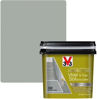 Verf Vloer En Trap Renovation Perfection Titaan Zijdeglans 750ml