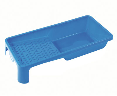 Verfbak voor verfrollers/lakrollers blauw tot 10 cm - Verfemmers