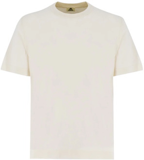 Verfijnde katoenen T-shirt Borrelli , Beige , Heren - 2Xl,Xl,L,3Xl