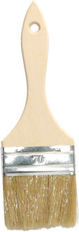 Verfkwasten - plat - 70 mm - kunststof - schilderen