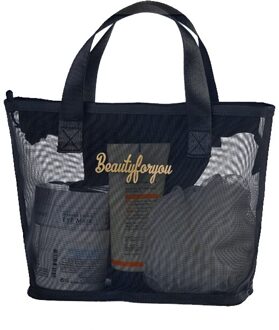 Verfrissende Koele Zomer Mesh Draagbare Necessaire Make-Up Tas Cosmetische Tassen Voor Vrouwen Pouch Organizer Case Voor Cosmetica CB045