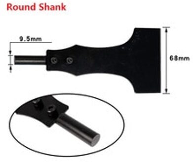 Vergeldende Zaagblad Schop Schop Saber Saw Metalen Houtbewerking Power Tools Ronde Schacht