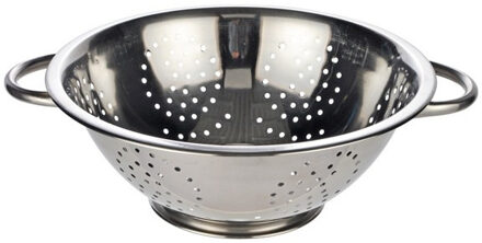 Vergiet - 28 cm - RVS - 2 handvaten - keuken vergiet/zeef - Pasta/aardappels/groente afgieten - Zeve
