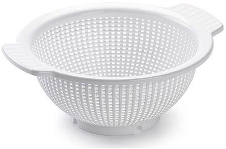 Vergiet - wit - 1x stuks - kunststof - 27 x 23 x 10,5 cm