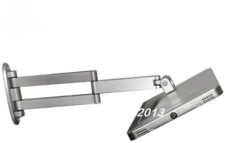 Vergrendeld montage case voor display ipad pro, 12.9 inch tablet mount behuizing. flexibele scharnierende arm standhouder met vergrendeling