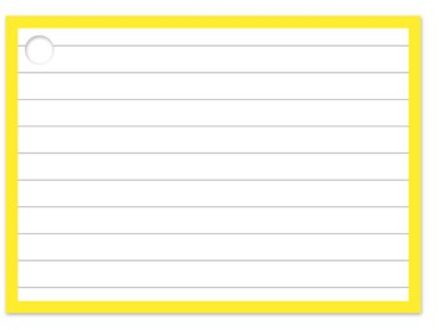 Verhaak A7 met gele rand