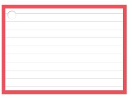 Verhaak A7 met rode rand
