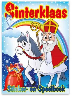 Verhaak Sinterklaas sticker- en speelboek A4