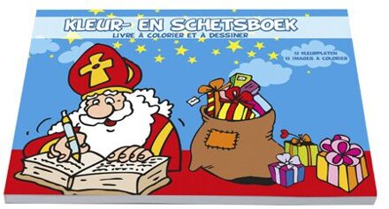 Verhaak Sinterklaas teken- en kleurblok A4