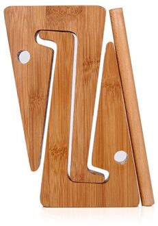 Verhogen Hoogte Cooling Bamboe Laptop PC Stand voor Macbook Air Pro Retina Verticale Base Beugel voor 15Inch Notebook PC ergonomische